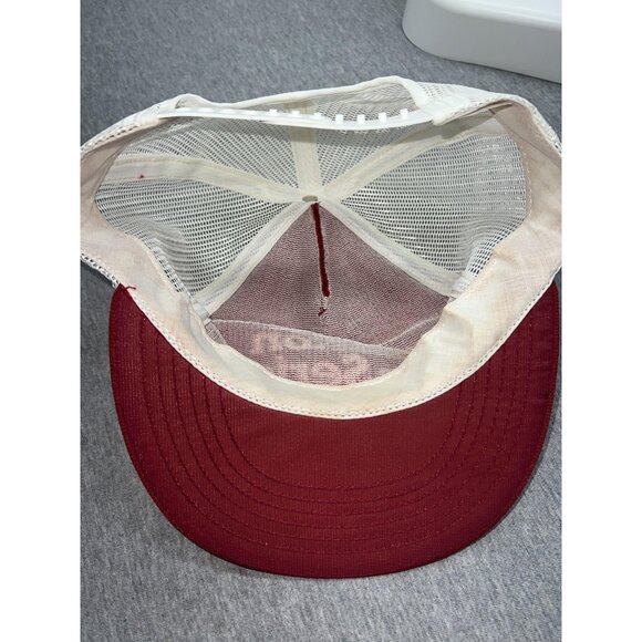 Vintage Winston Cup Series Hat Cap Snap Back Mens Red White NASCAR Racing 80s - Picture 7 of 8